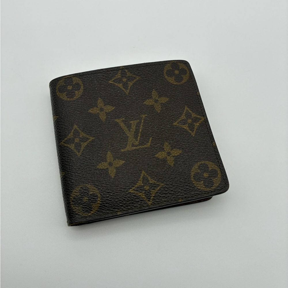 LOUIS VUITTON PORTEFEIULLE BROWN MONOGRAM MARCOS BIFOLD WALLET
